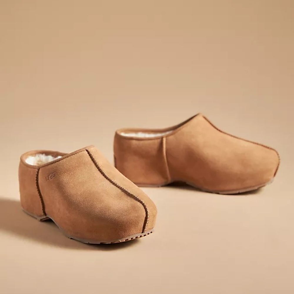 UGG Tan Suede Mules